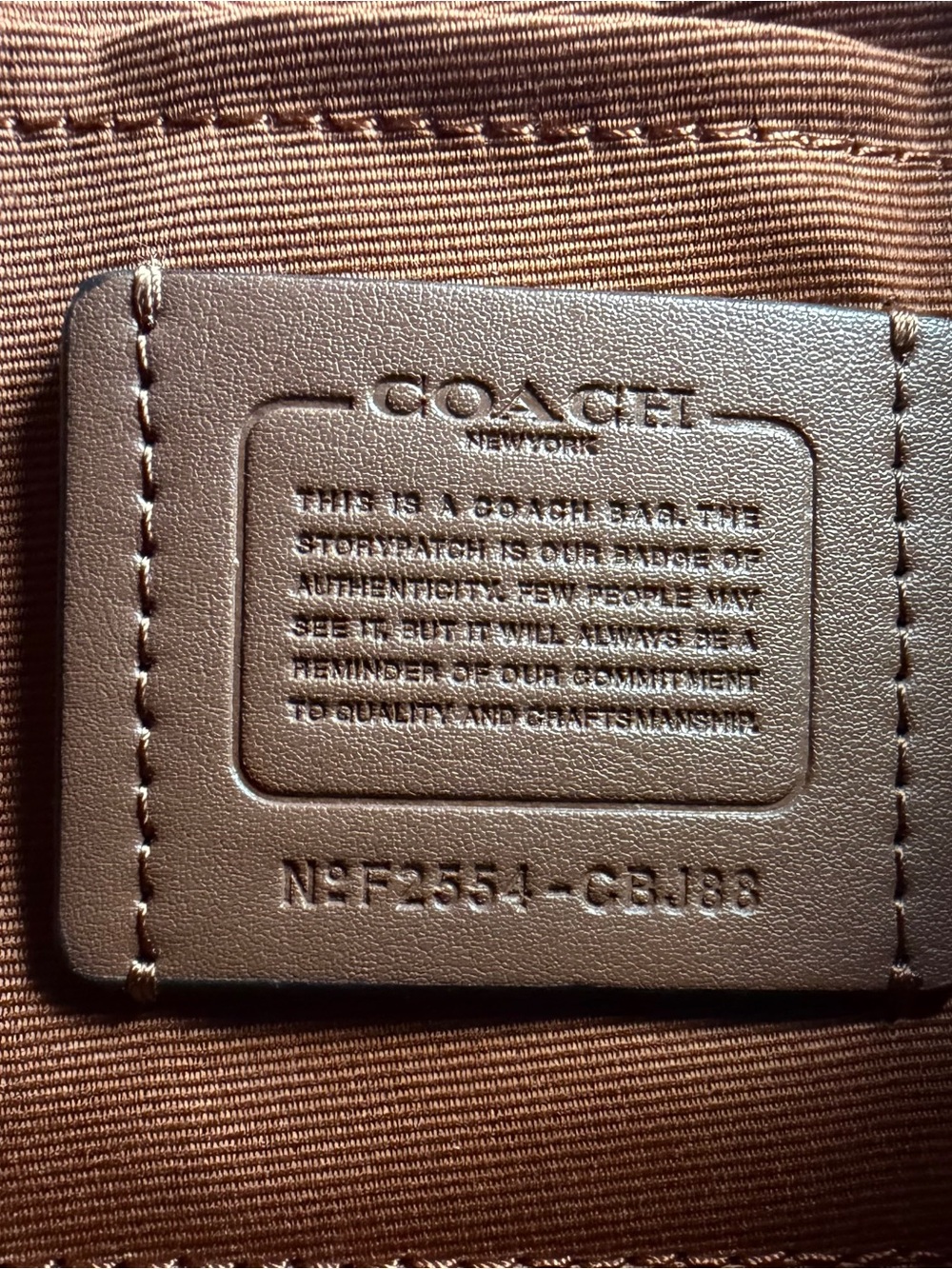 Coach Brown Snoopy Shoulder Bag - Picture 8 of 8